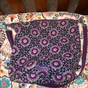 Very Bradley Carson hobo bag and wallet- lilac medallion pattern